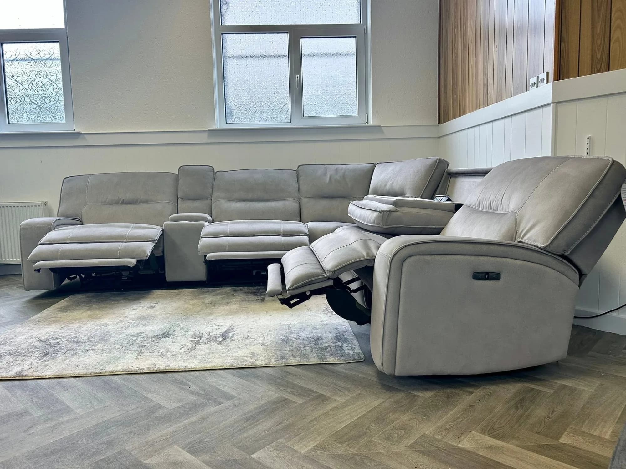 Massimo Power-Recliner Modular Corner Sofa