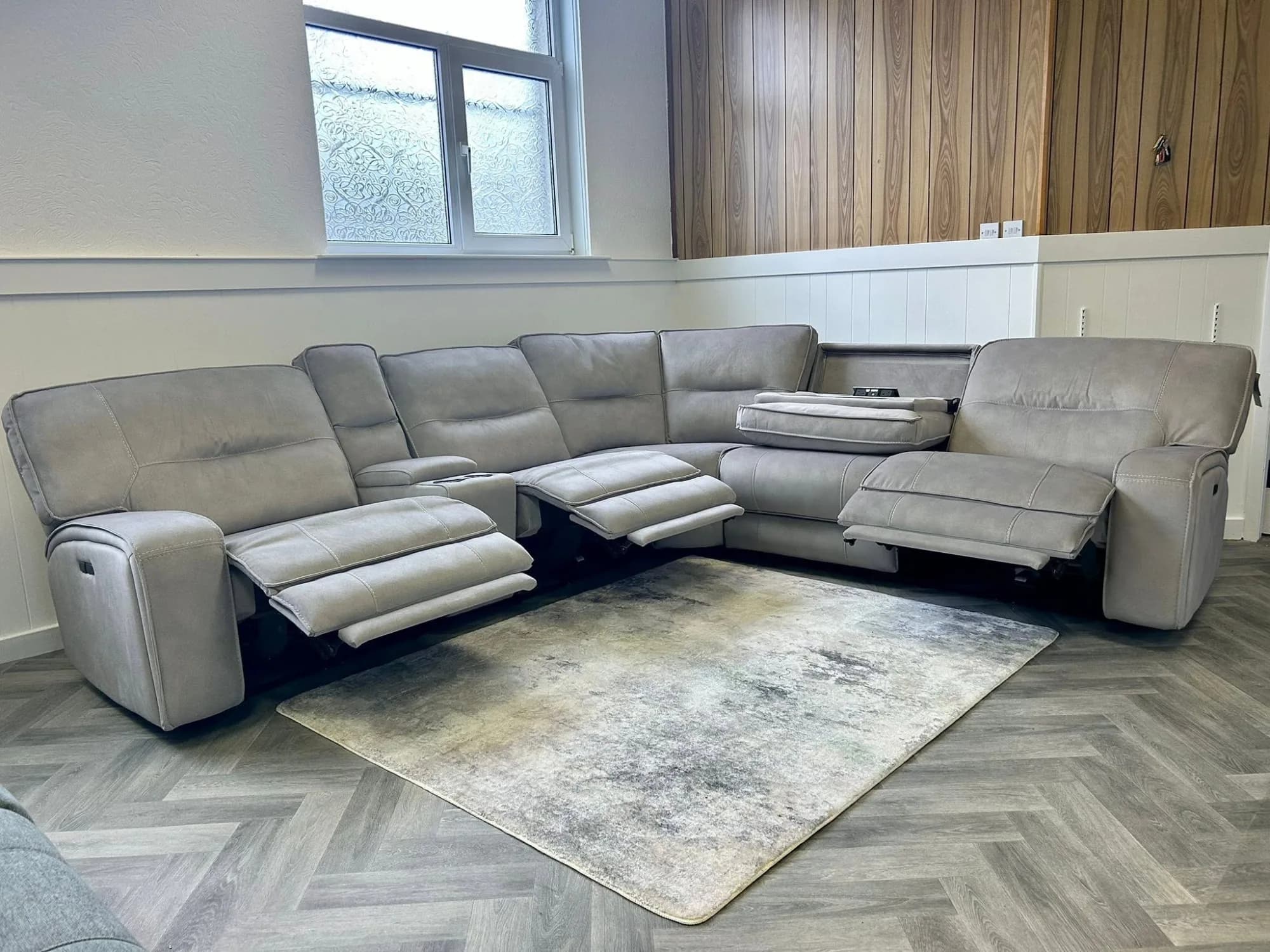 Massimo Power-Recliner Modular Corner Sofa
