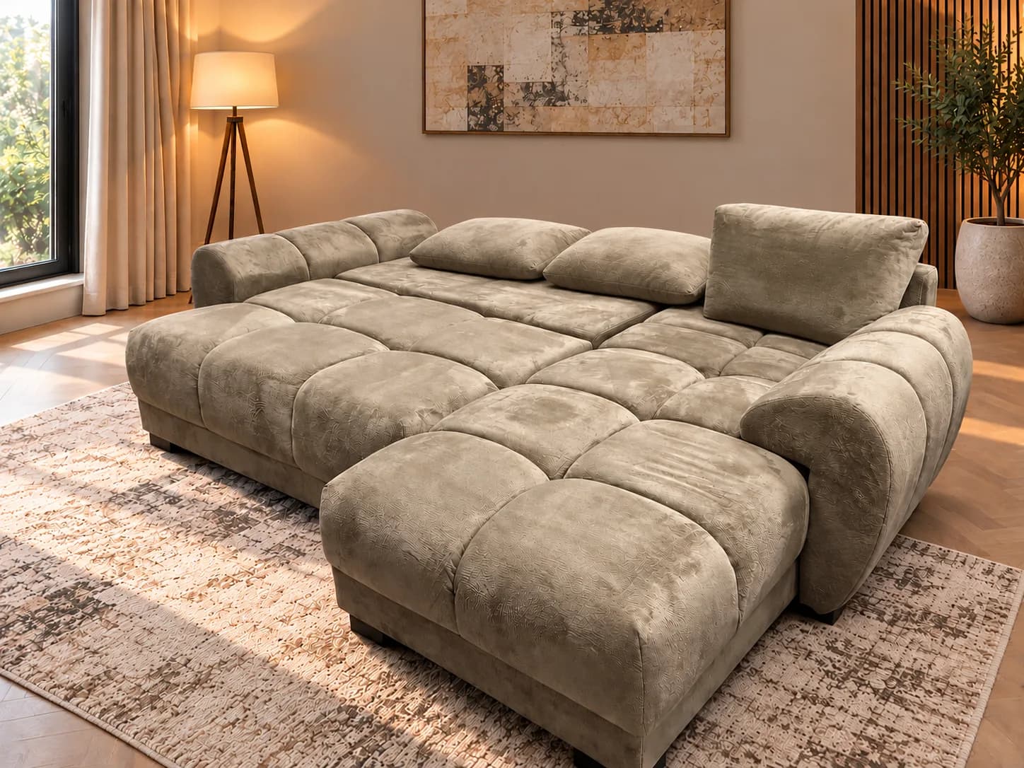 Evara Sofa Bed Mocha