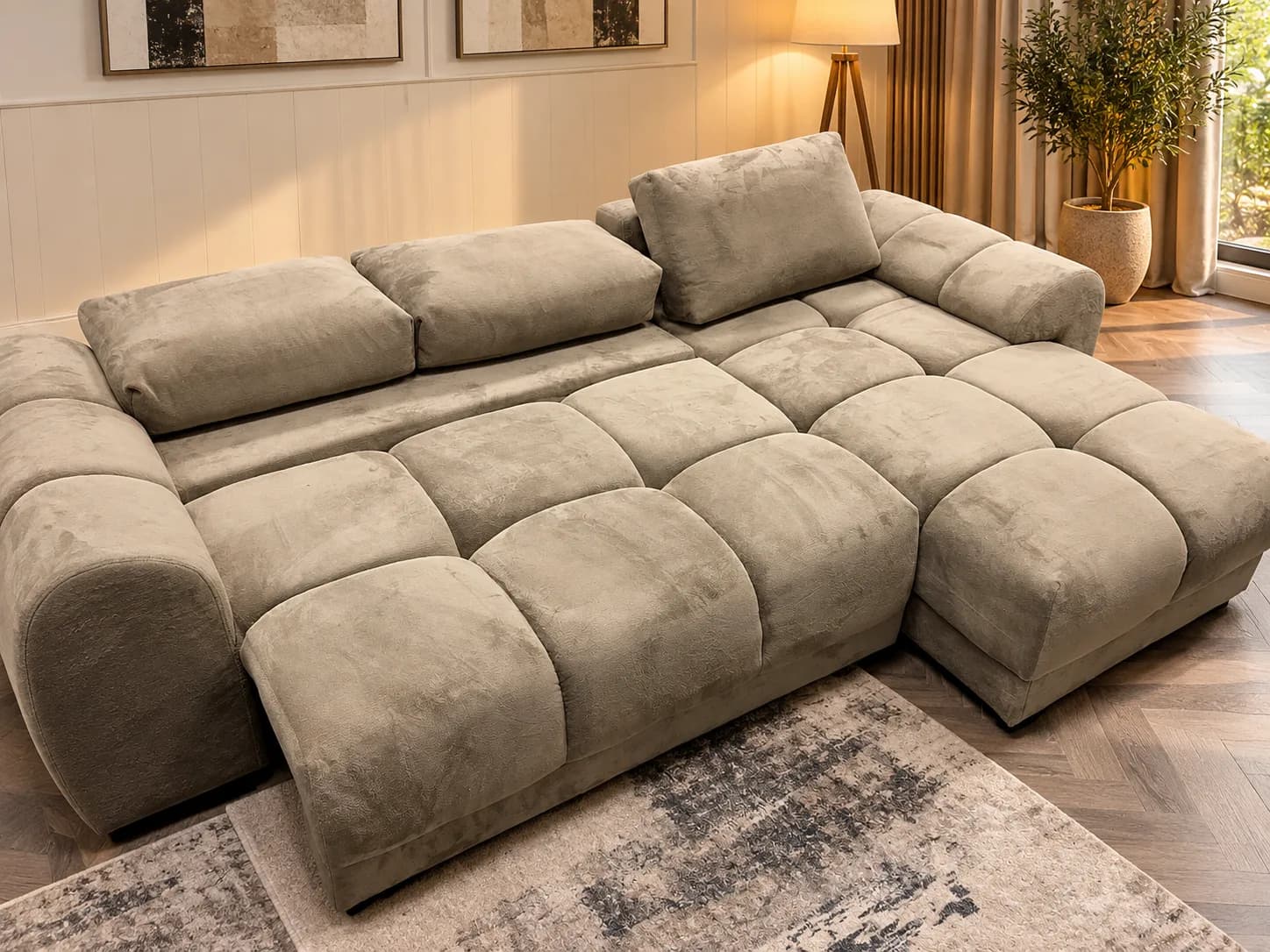 Evara Sofa Bed Mocha