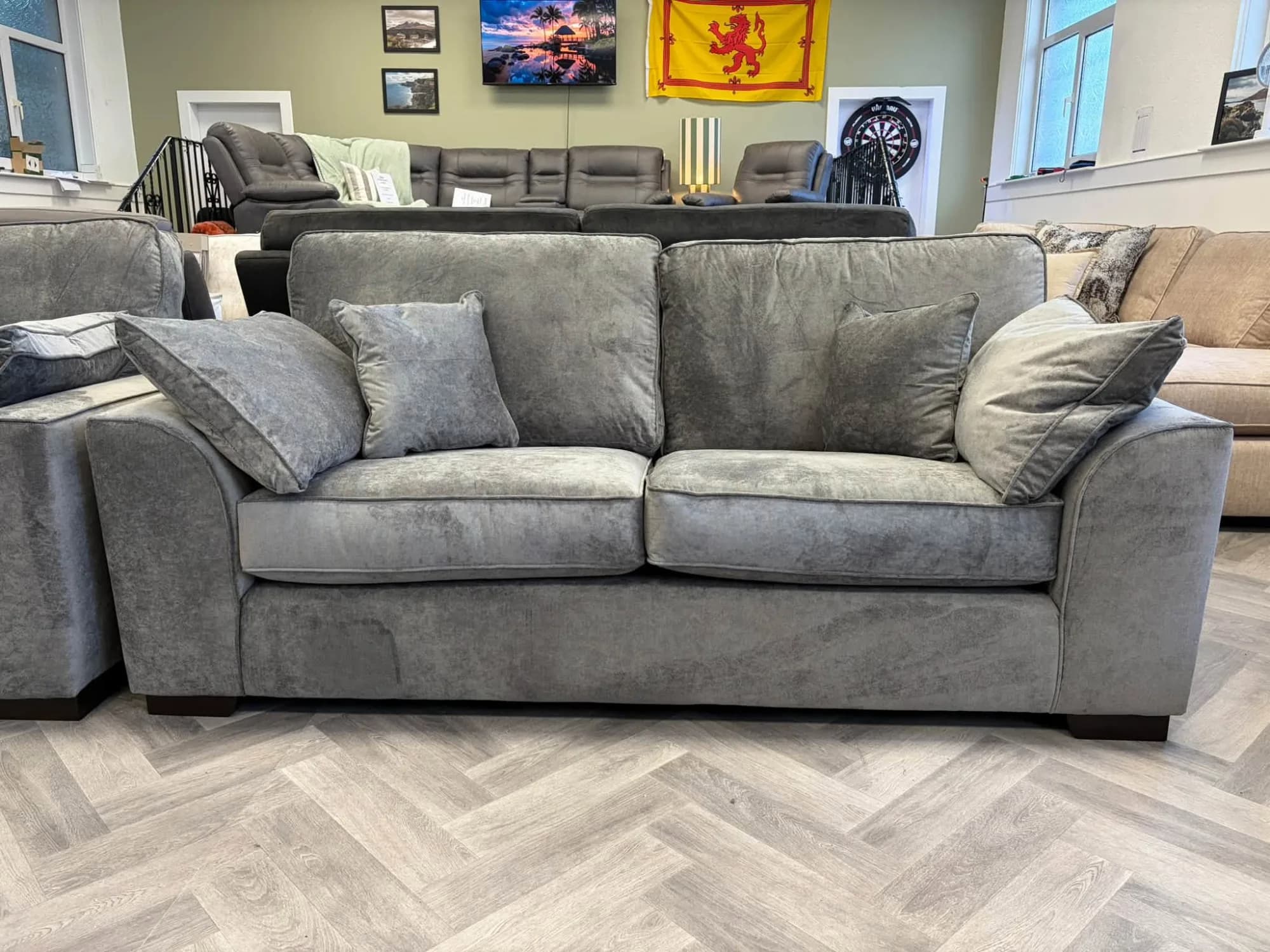 Stanford 3 Seater Kensington Grey